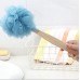 2 PCS Long Handle Hanging Soft Mesh Body Shower Brush  Grey