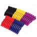 6 PCS Hair Not Easy to Slip off Hair Salon Barber Shop Style Partition Special Clip Hair Tools  Black