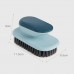 2 PCS SM005 Home Plastic Handle Clothes Cleaning Soft Hair Brush  Grey