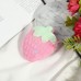 Strawberry  Shaped Bath Salt Balls Moisturizing Control Oil Exfoliator Essential Oil Bath Bubble Explosion Bath Salt Ball